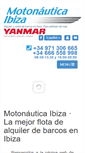Mobile Screenshot of motonauticaibiza.com